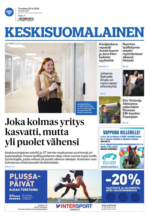 Keskisuomalainen 30.4.2026