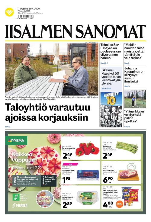 Iisalmen Sanomat 30.4.2026