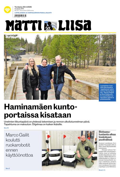 Matti ja Liisa 30.4.2026
