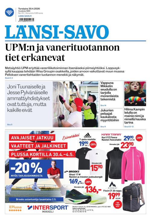 Länsi-Savo 30.4.2026