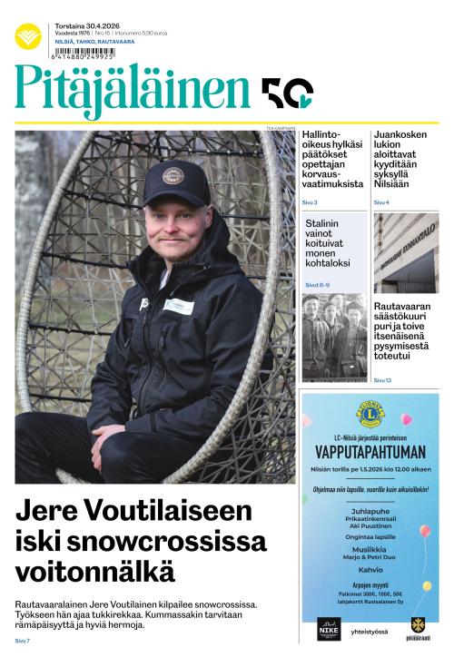 Pitäjäläinen 30.4.2026