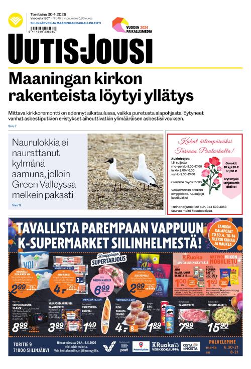 Uutis-Jousi 30.4.2026