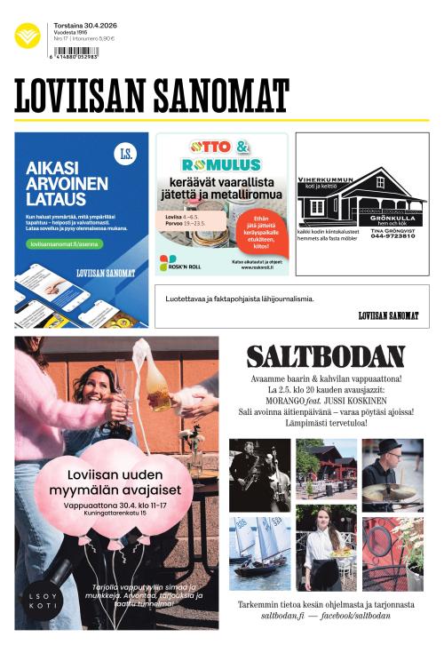 Loviisan Sanomat 30.4.2026