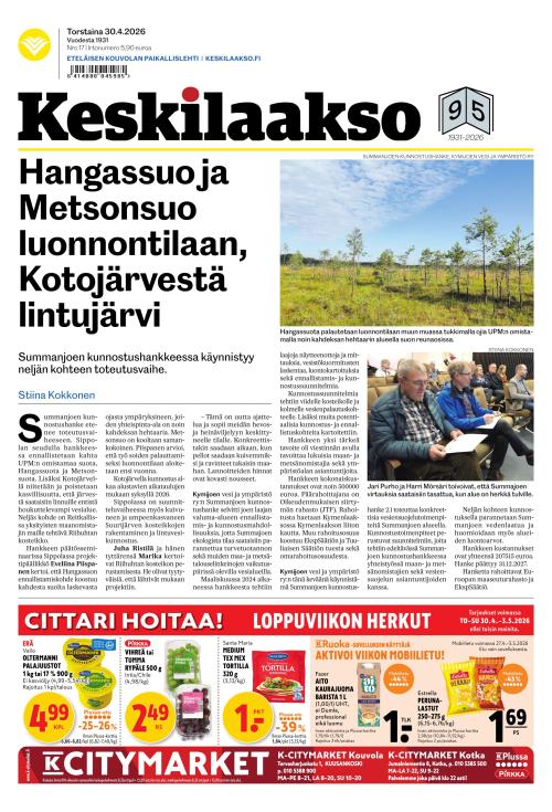 Keskilaakso 30.4.2026