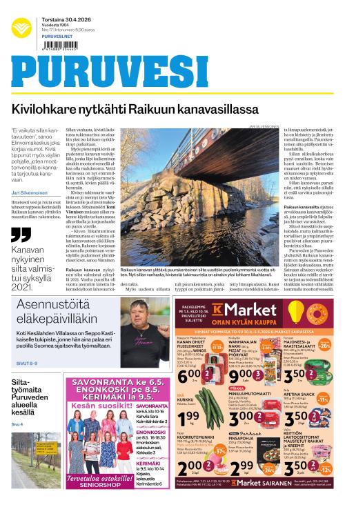 Puruvesi-lehti 30.4.2026