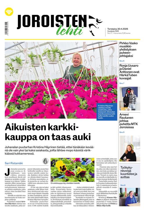 Joroisten Lehti 30.4.2026