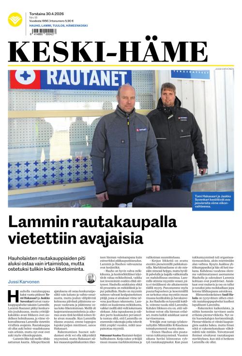 Keski-Häme 30.4.2026