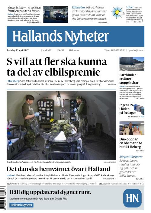 Hallands Nyheter 30.4.2026