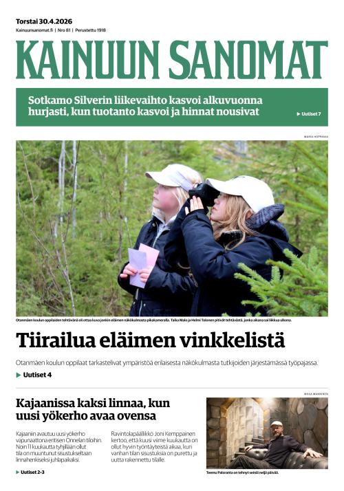 Kainuun Sanomat 30.4.2026