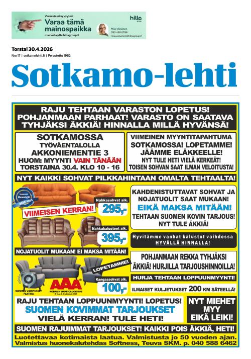 Sotkamo-lehti 30.4.2026