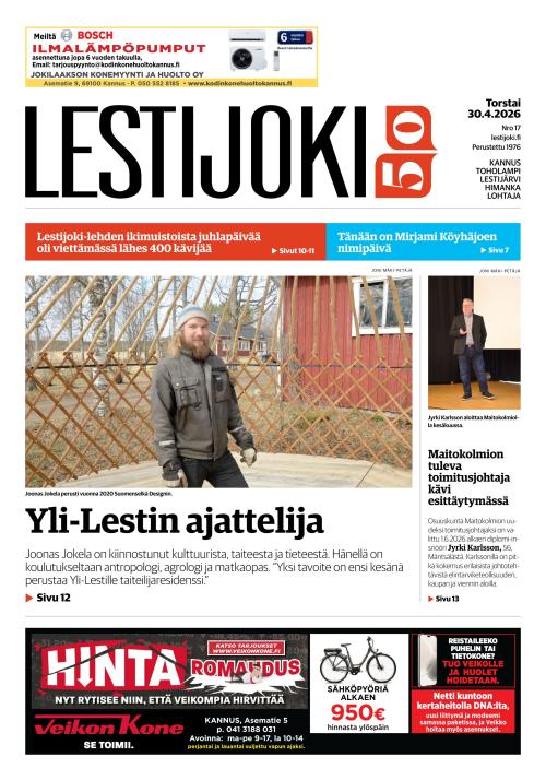 Lestijoki-lehti 30.4.2026