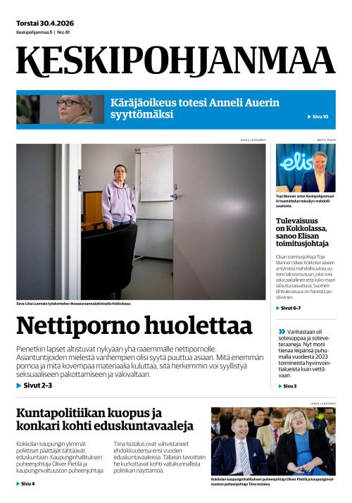 Keskipohjanmaa 30.4.2026