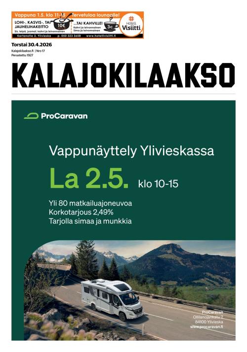 Kalajokilaakso ja Kalajaska 30.4.2026