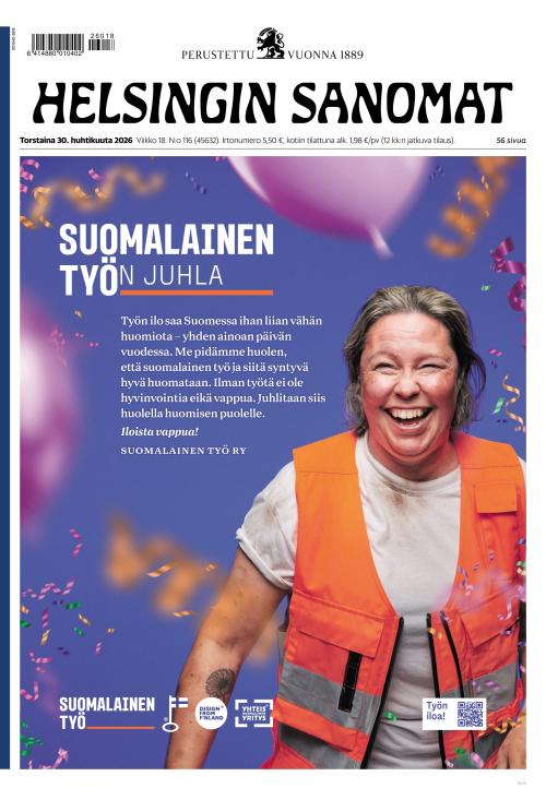 Helsingin Sanomat 30.4.2026