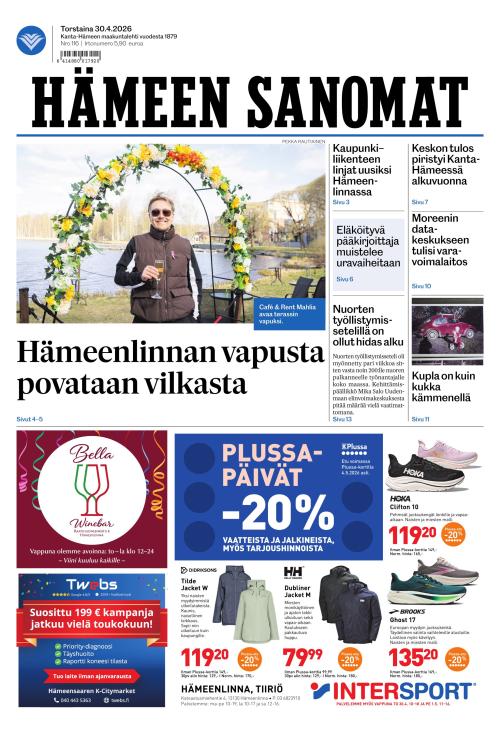 Hämeen Sanomat 30.4.2026