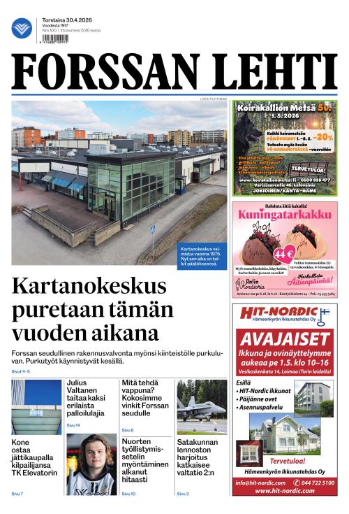 Forssan Lehti 30.4.2026