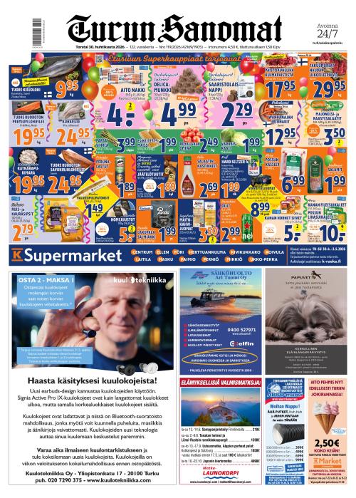 Turun Sanomat 30.4.2026