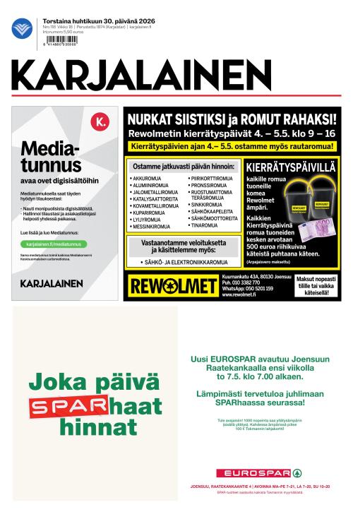Karjalainen 30.4.2026