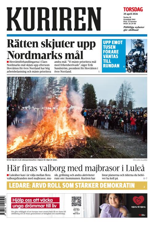 Norrbottens-kuriren 30.4.2026