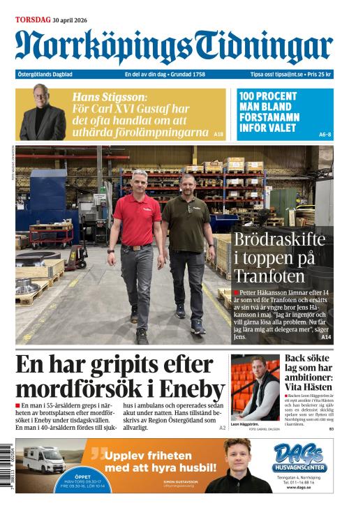 Norrköpings Tidningar 30.4.2026
