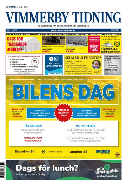 Vimmerby Tidning / Kinda-Posten 30.4.2026