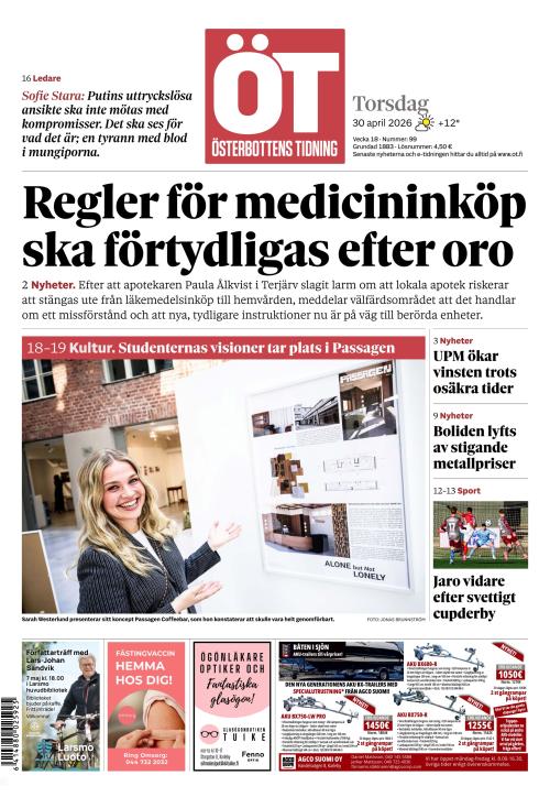 Österbottens Tidning 30.4.2026