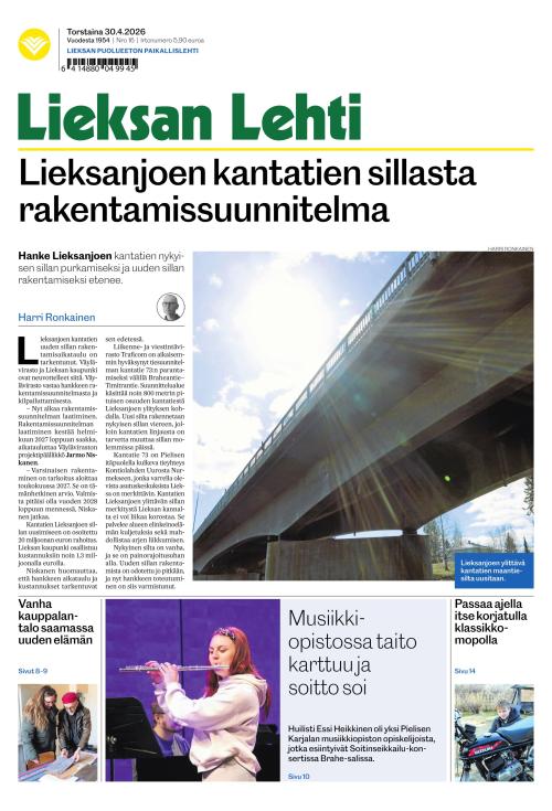 Lieksan Lehti 30.4.2026
