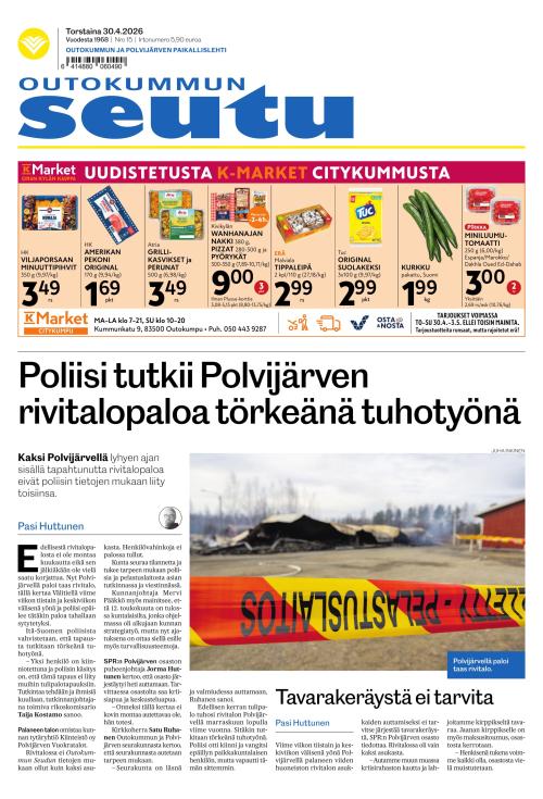 Outokummun Seutu 30.4.2026