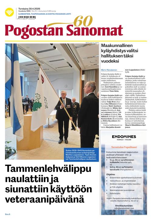 Pogostan Sanomat 30.4.2026