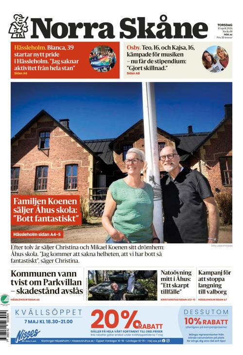 Norra Skåne 30.4.2026