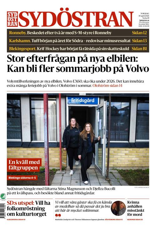 Sydöstran 30.4.2026