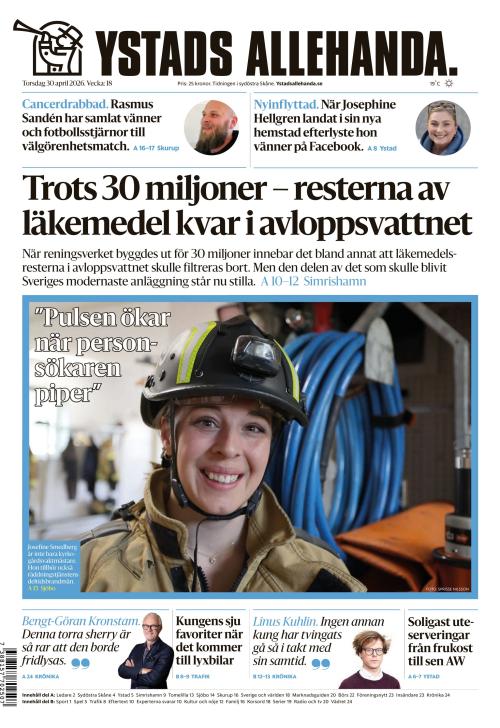 Ystads Allehanda 30.4.2026