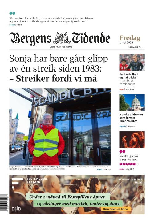Bergens Tidende 1.5.2026