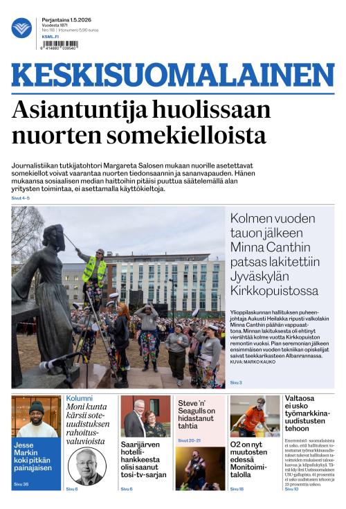 Keskisuomalainen 1.5.2026