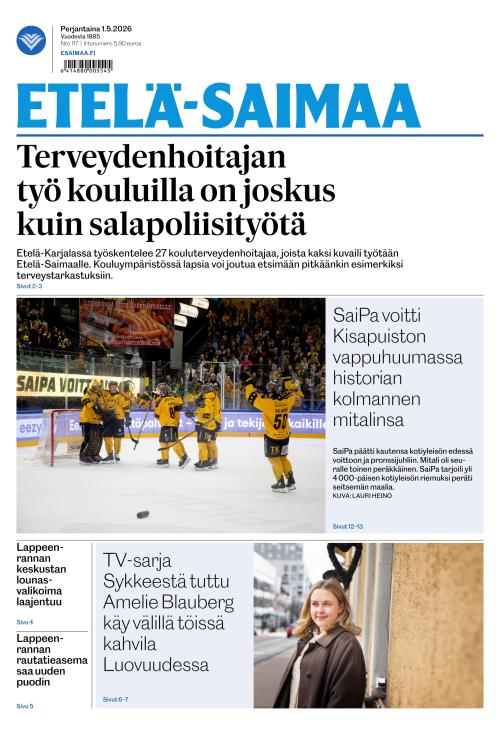 Etelä-Saimaa 1.5.2026