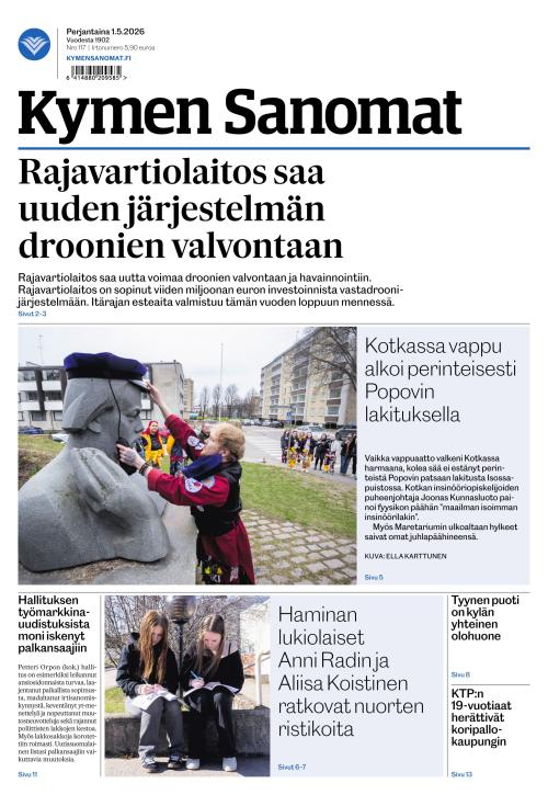 Kymen Sanomat 1.5.2026