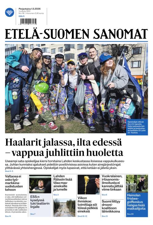 Etelä-Suomen Sanomat 1.5.2026