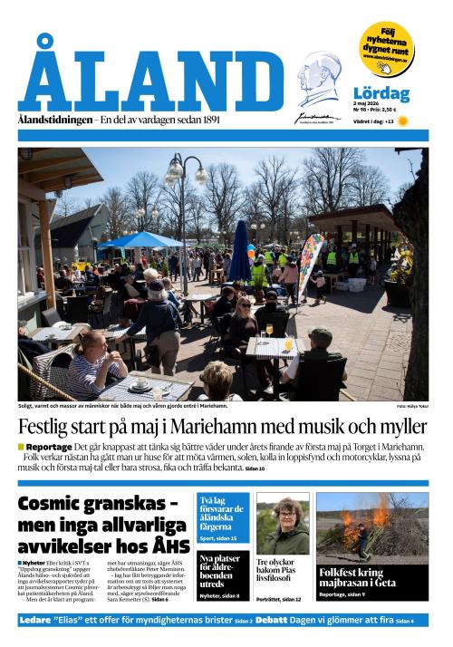 Ålandstidningen 2.5.2026