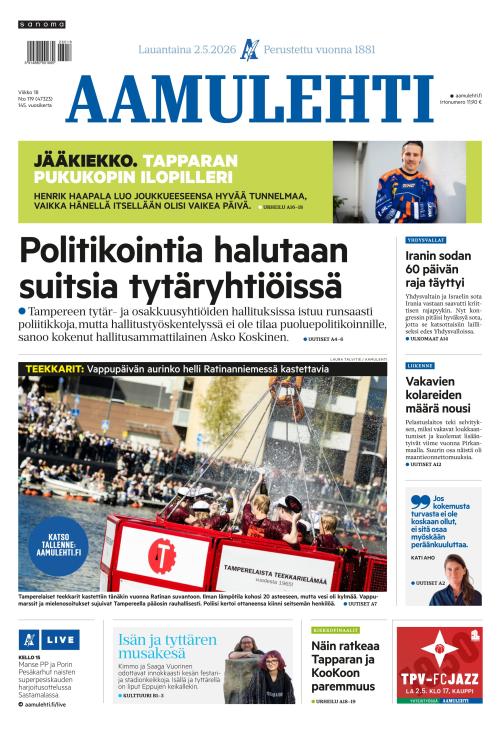 Aamulehti 2.5.2026