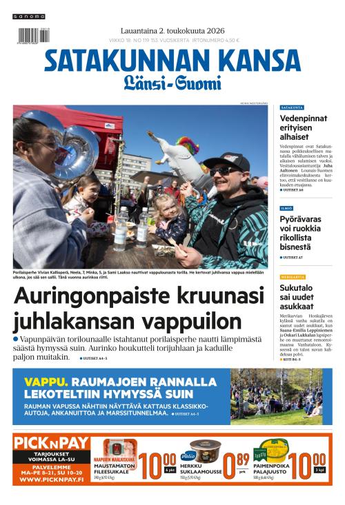 Satakunnan Kansa Länsi-Suomi 2.5.2026