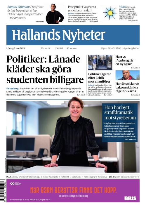 Hallands Nyheter 2.5.2026