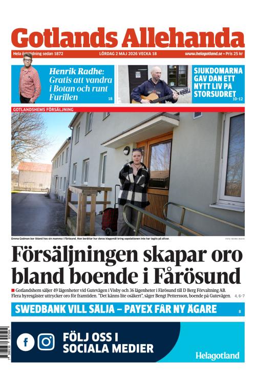 Gotlands Allehanda 2.5.2026