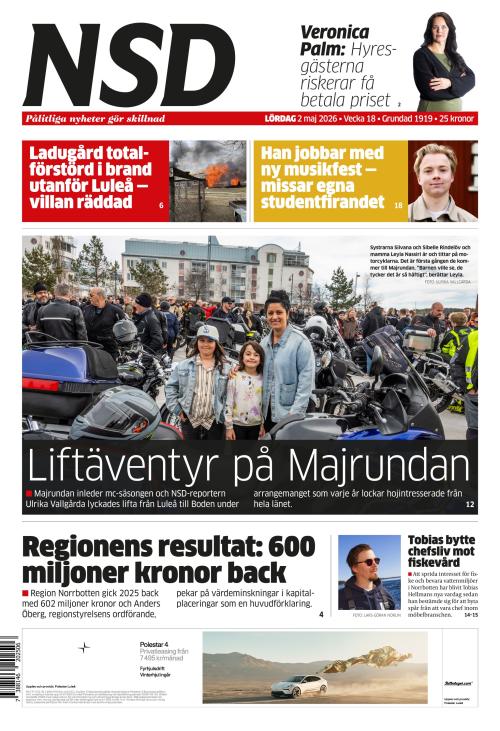 Norrländska Socialdemokraten 2.5.2026