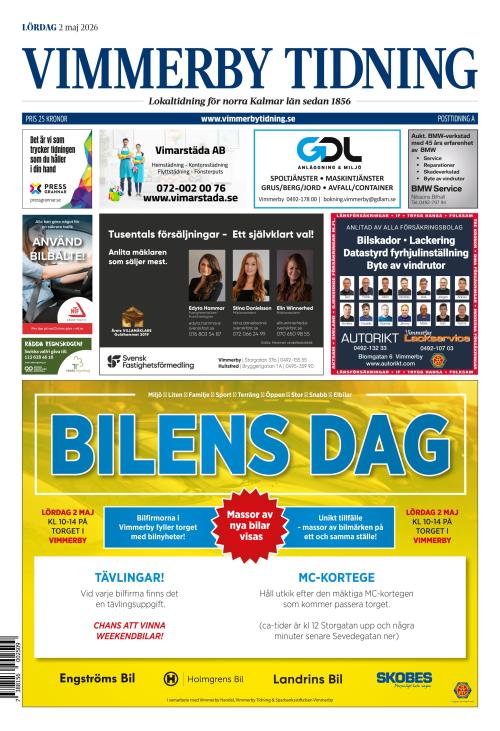 Vimmerby Tidning / Kinda-Posten 2.5.2026
