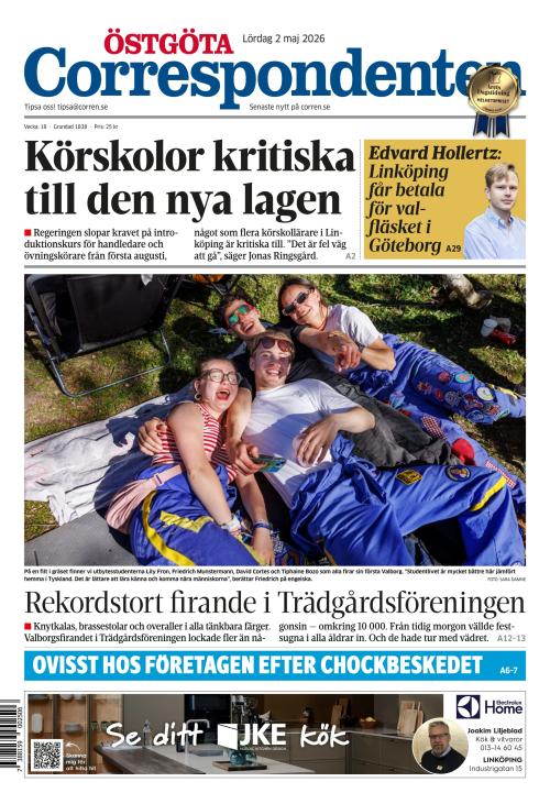 Östgöta Correspondenten 2.5.2026