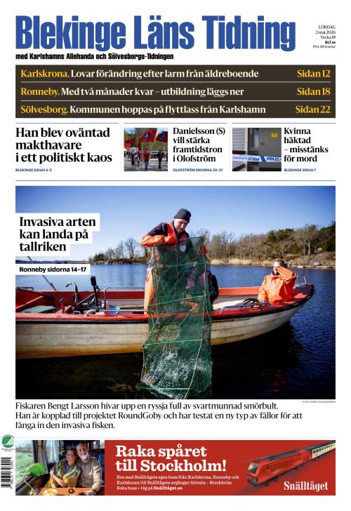 Blekinge Läns Tidning 2.5.2026