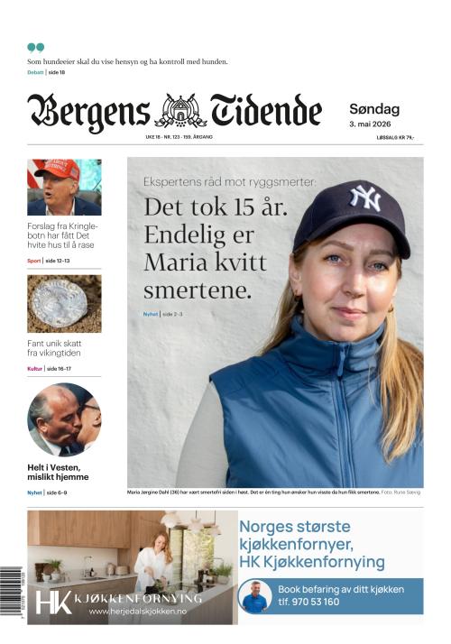 Bergens Tidende 3.5.2026