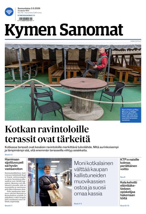 Kymen Sanomat 3.5.2026