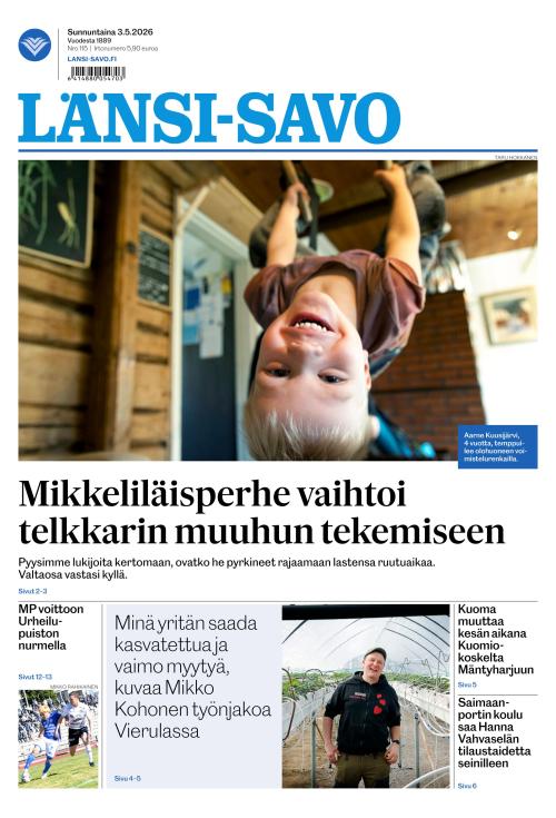 Länsi-Savo 3.5.2026