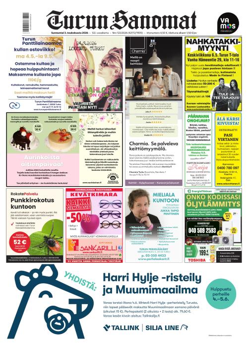 Turun Sanomat 3.5.2026